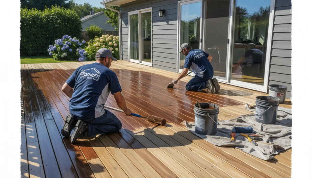 Professional deck painting in Bakersfield, CA for durable outdoor protection and curb appeal